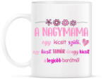 printfashion Nagymama legjobb barátnő - Bögre - Fehér (17447951)