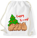 printfashion Capy xmas - Sportzsák, Tornazsák - Fehér (16959962)