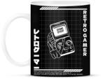 printfashion Retro gamer - Bögre - Fekete (17419162)