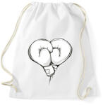 printfashion Boksz szerelem - Sportzsák, Tornazsák - Fehér (17074508)