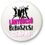 printfashion Lánybúcsú bebaszcsi csapat - Kitűző, hűtőmágnes - Fehér (17469694)