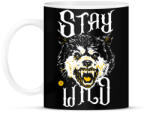 printfashion WildRaccooN® StayWild - Bögre - Fekete (17265426)
