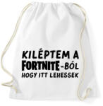 printfashion Fortnite - Sportzsák, Tornazsák - Fehér (17023760)