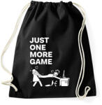printfashion Just one more game - Sportzsák, Tornazsák - Fekete (17112761)