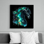 printfashion ló - Vászonkép - Fekete (17278482)