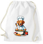 printfashion Szakács kutya - Sportzsák, Tornazsák - Fehér (17083308)