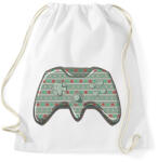 printfashion Karácsonyi kontroller - Sportzsák, Tornazsák - Fehér (16991462)