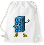 printfashion Lego dab - Sportzsák, Tornazsák - Fehér (17172174)