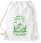 printfashion A nagy halak türelmes horgászt érdemelnek - Sportzsák, Tornazsák - Fehér (17377618)