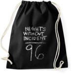 printfashion Kiut Nights without incident - Sportzsák, Tornazsák - Fekete (16892722)