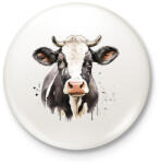 printfashion Tehén - Kitűző, hűtőmágnes - Fehér (16950818)