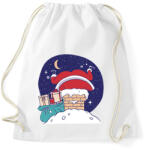 printfashion Télapó a kéményben - Sportzsák, Tornazsák - Fehér (17016135)