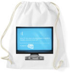 printfashion BLUE SCREEN - Sportzsák, Tornazsák - Fehér (17254790)