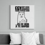 printfashion Egy nap csak egy emberhez tudok kedves lenni - Vászonkép - Fehér (17319798)