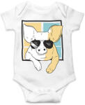printfashion Napszemüveges malac - Baba Body - Fehér (17123588)