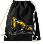 printfashion Markológép - Sportzsák, Tornazsák - Fekete (17450367)