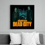 printfashion Walking Dead Dead city - Vászonkép - Fekete (16893719)