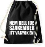 printfashion Szakember (2) - Sportzsák, Tornazsák - Fekete (16879871)