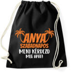 printfashion Anya szabadnapos - Sportzsák, Tornazsák - Fekete (17424727)