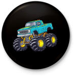 printfashion Monster - Kitűző, hűtőmágnes - Fekete (17398037)