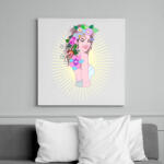 printfashion Tavaszhercegnő - Vászonkép - Fehér (17356236)