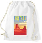 printfashion Arizona Vintage - Sportzsák, Tornazsák - Fehér (17353220)