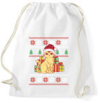 printfashion Cicás csúnya pulcsi - Sportzsák, Tornazsák - Fehér (16985534)