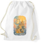 printfashion Purr-gatory - Sportzsák, Tornazsák - Fehér (17435526)