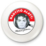 printfashion Nagyító alatt MJ 1 - Kitűző, hűtőmágnes - Fehér (17230714)