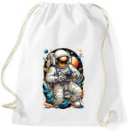 printfashion Űrhajós gamer - Sportzsák, Tornazsák - Fehér (17043034)