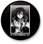 printfashion Code Geass - Kitűző, hűtőmágnes - Fekete (17407733)