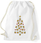 printfashion Sör karácsonyfa - Sportzsák, Tornazsák - Fehér (16980336)