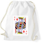 printfashion Király káró - Sportzsák, Tornazsák - Fehér (17163623)