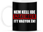 printfashion Szakember (4) - Bögre - Fekete (16881705)