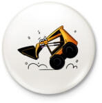 printfashion Markoló - Kitűző, hűtőmágnes - Fehér (17080790)