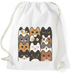 printfashion Cicák - Sportzsák, Tornazsák - Fehér (17361770)