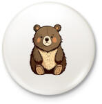 printfashion Maci - Kitűző, hűtőmágnes - Fehér (17437180)