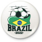 printfashion Brazilok 2022 - Kitűző, hűtőmágnes - Fehér (17074097)