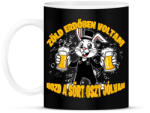 printfashion Zöld erdőben voltam hozd a sört oszt jólvan! - Bögre - Fekete (17385104)