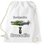 printfashion Bombardiro Crocodilo - Sportzsák, Tornazsák - Fehér (17453516)