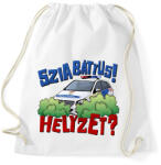 printfashion Szia Bátyus! Helyzet? - Sportzsák, Tornazsák - Fehér (17288084)