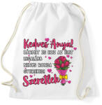 printfashion Bármit is hoz az élet legalább nincs ronda gyereked! - Sportzsák, Tornazsák - Fehér (17426526)