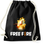 printfashion freefire1 - Sportzsák, Tornazsák - Fekete (17307435)