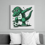 printfashion Focis dínó - Vászonkép - Fehér (17143426)