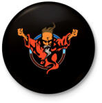 printfashion Thunderdome - Kitűző, hűtőmágnes - Fekete (16906463)