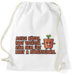 printfashion Anyu köszi hogy vigyáztál rám - Sportzsák, Tornazsák - Fehér (17425176)