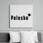 printfashion Poloska - Vászonkép - Fehér (17357136)