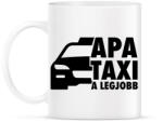 printfashion Apa taxi fekete - Bögre - Fehér (17463251)