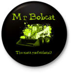 printfashion Mr Bobcat 3 - Kitűző, hűtőmágnes - Fekete (16966569)