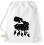 printfashion Fekete macskák - Sportzsák, Tornazsák - Fehér (17100608)